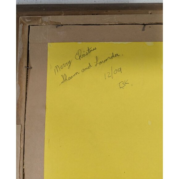 Framed Cowboy Art Print "Heading Them Off" By R.H. Palenske Wood Frame - Picture 13 of 16